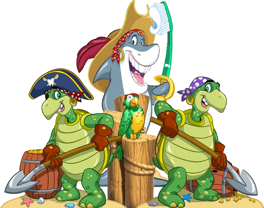 Pirate adventure scene